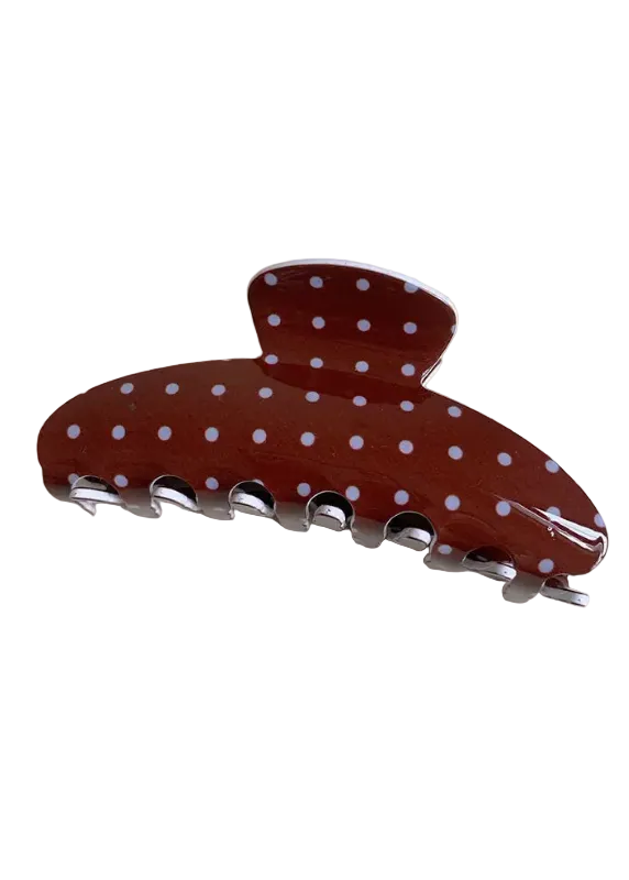 Minimalist Polka Dots Hair Claw