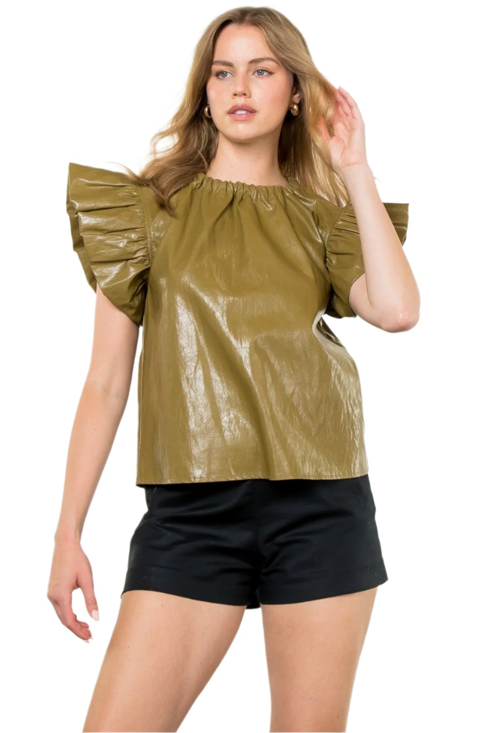 Gina Patent Leather Top