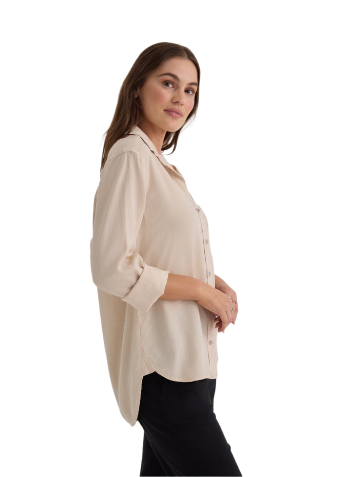 Shirt Tail Button Down
