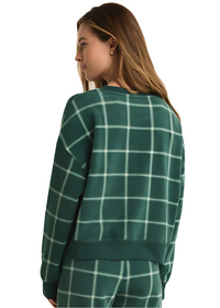 Plaid Long Sleeve Top