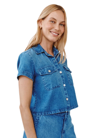 Short Sleeve Flat Pocket Shirt