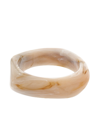 Angled Acrylic Bangle Bracelet