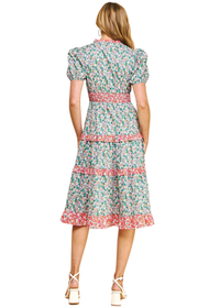 Angela Floral Midi Dress