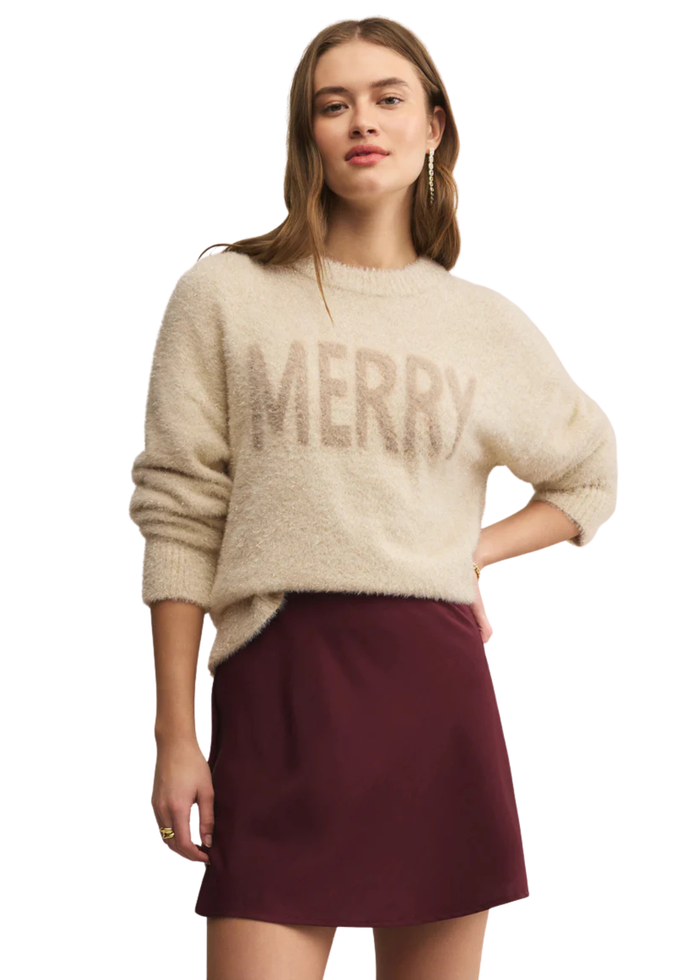 "Merry" Gold Sweater