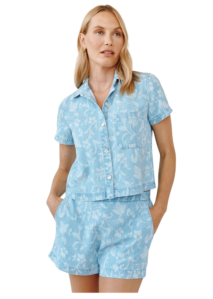 Short Sleeve Pocket Button Down