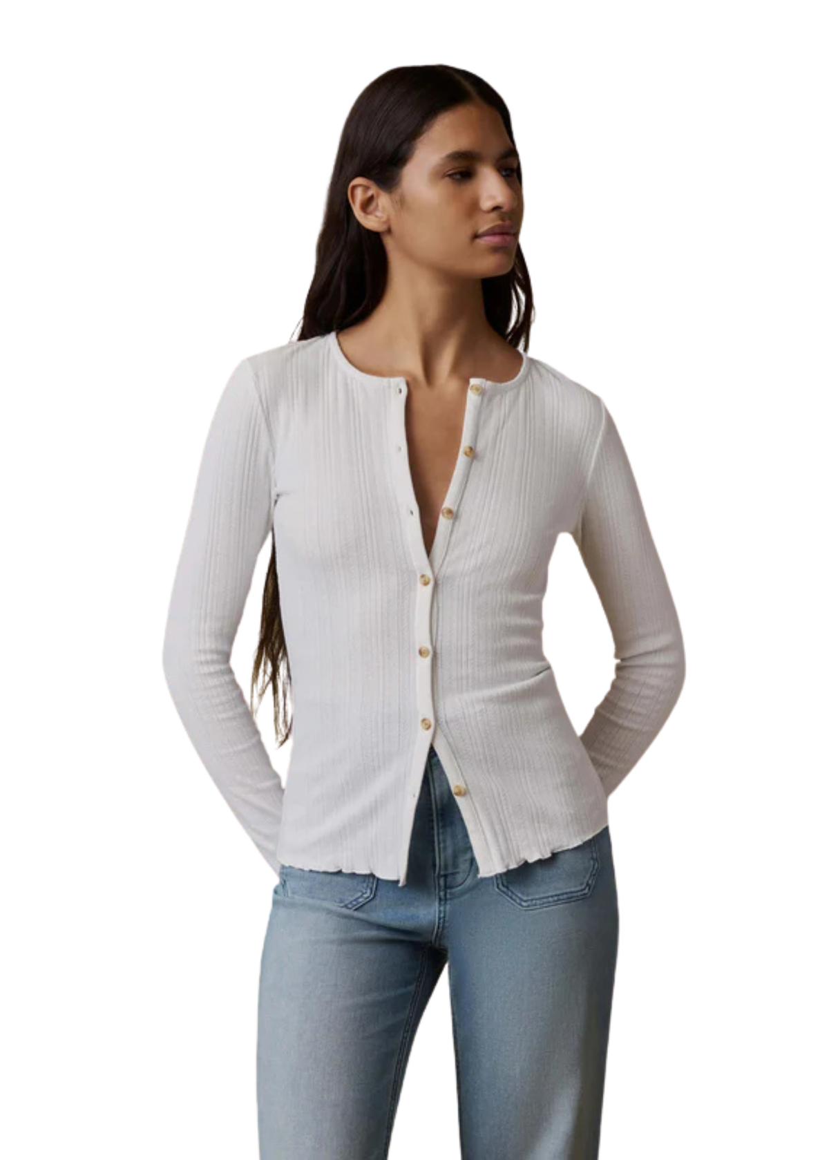 Paradise Pointelle Cardigan