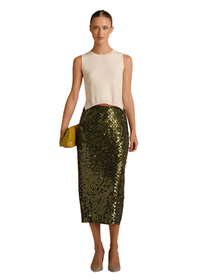Pallette Pencil Midi Skirt