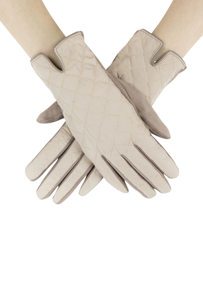 Quilted Solid Gloves