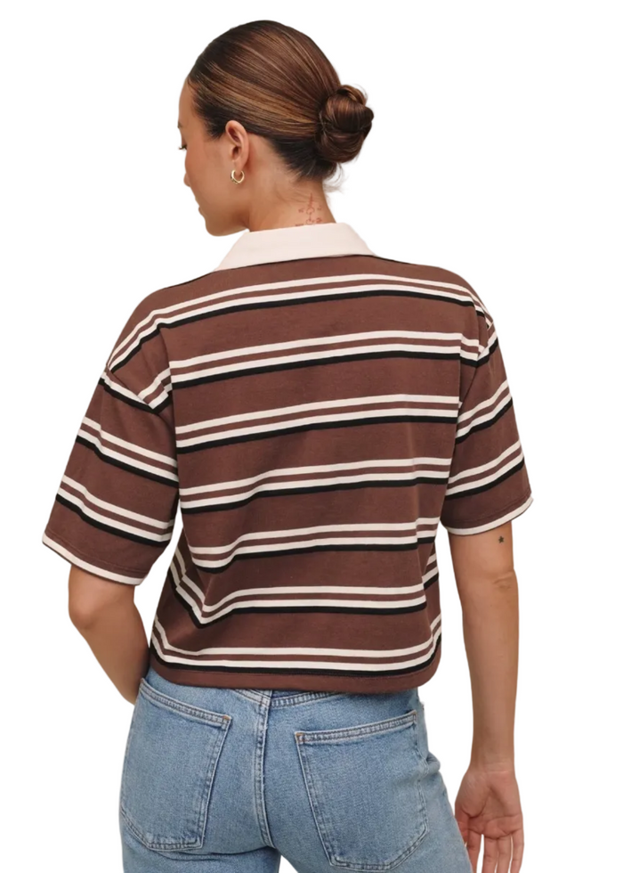 Crop Polo Tee