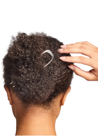 Metal French Hair Pin | Silver