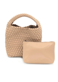 Medium Woven Shoulder Bag