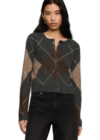 Medina Argyle Cardigan