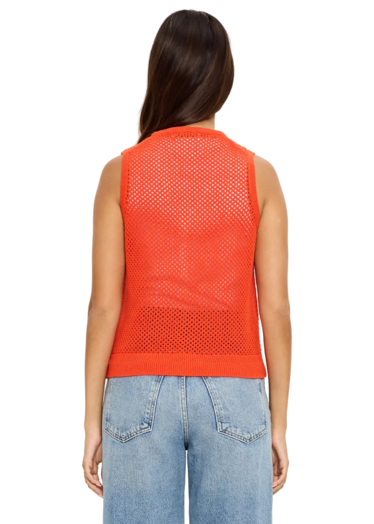 Leonie Mesh Stitch V-Neck Vest