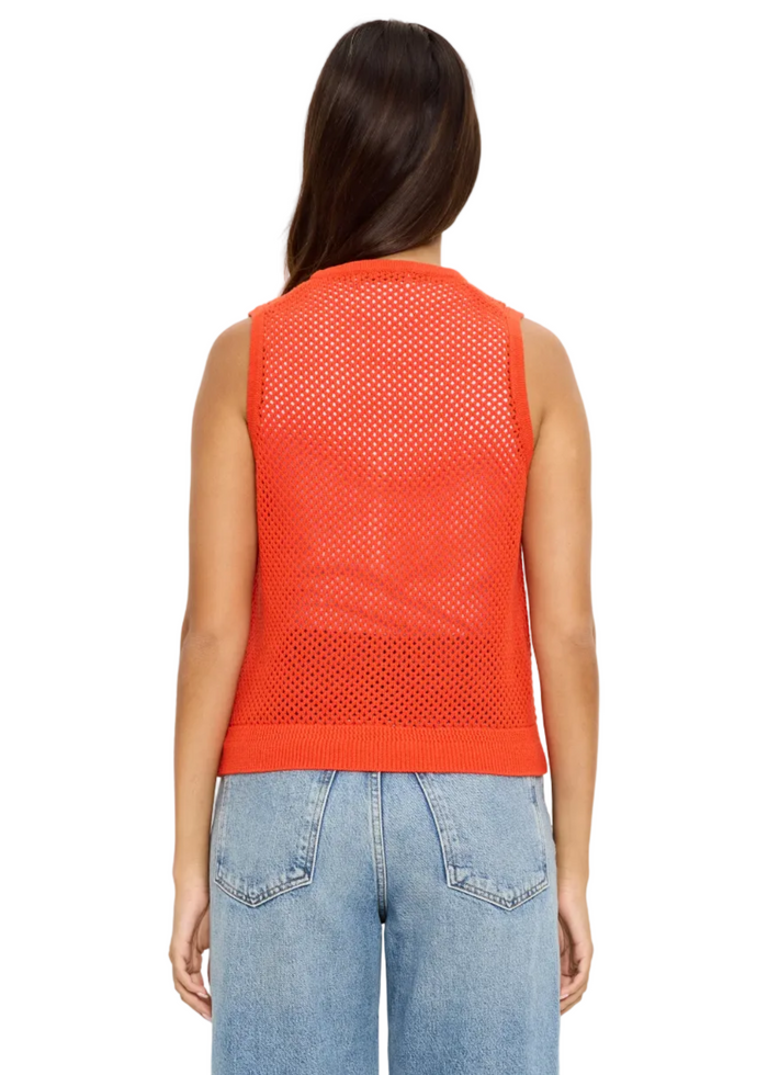 Leonie Mesh Stitch V-Neck Vest