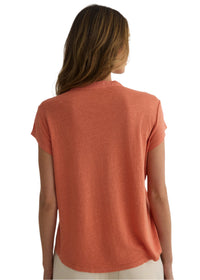 Short Sleeve Placket Pullover