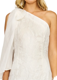 Mercy One Shoulder Bow Dress
