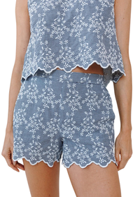 Scallop Border Catalina Short