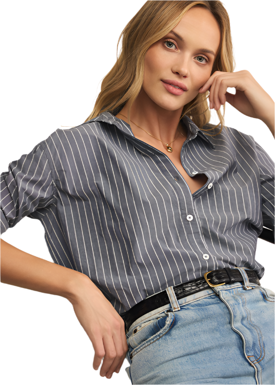 Seaport Striped Poplin Shirt
