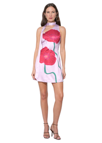 Kinsley Scarf Neck Mini Dress