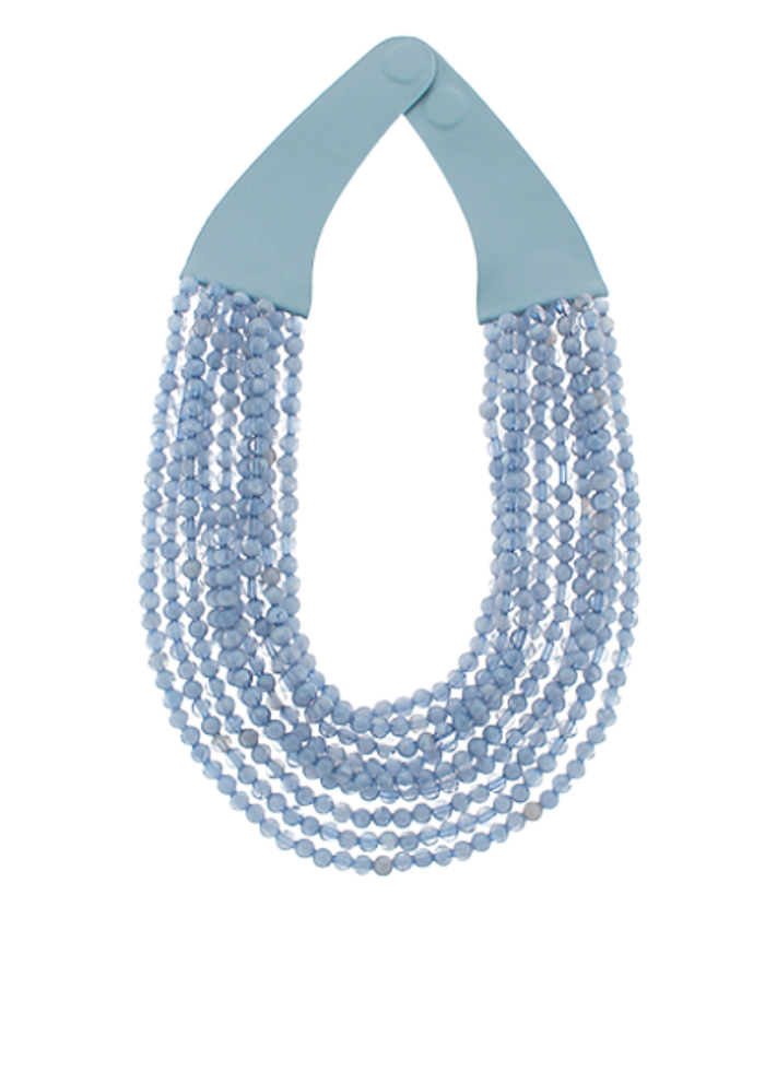 Magnetic Strap Multi Layered Bead Necklace