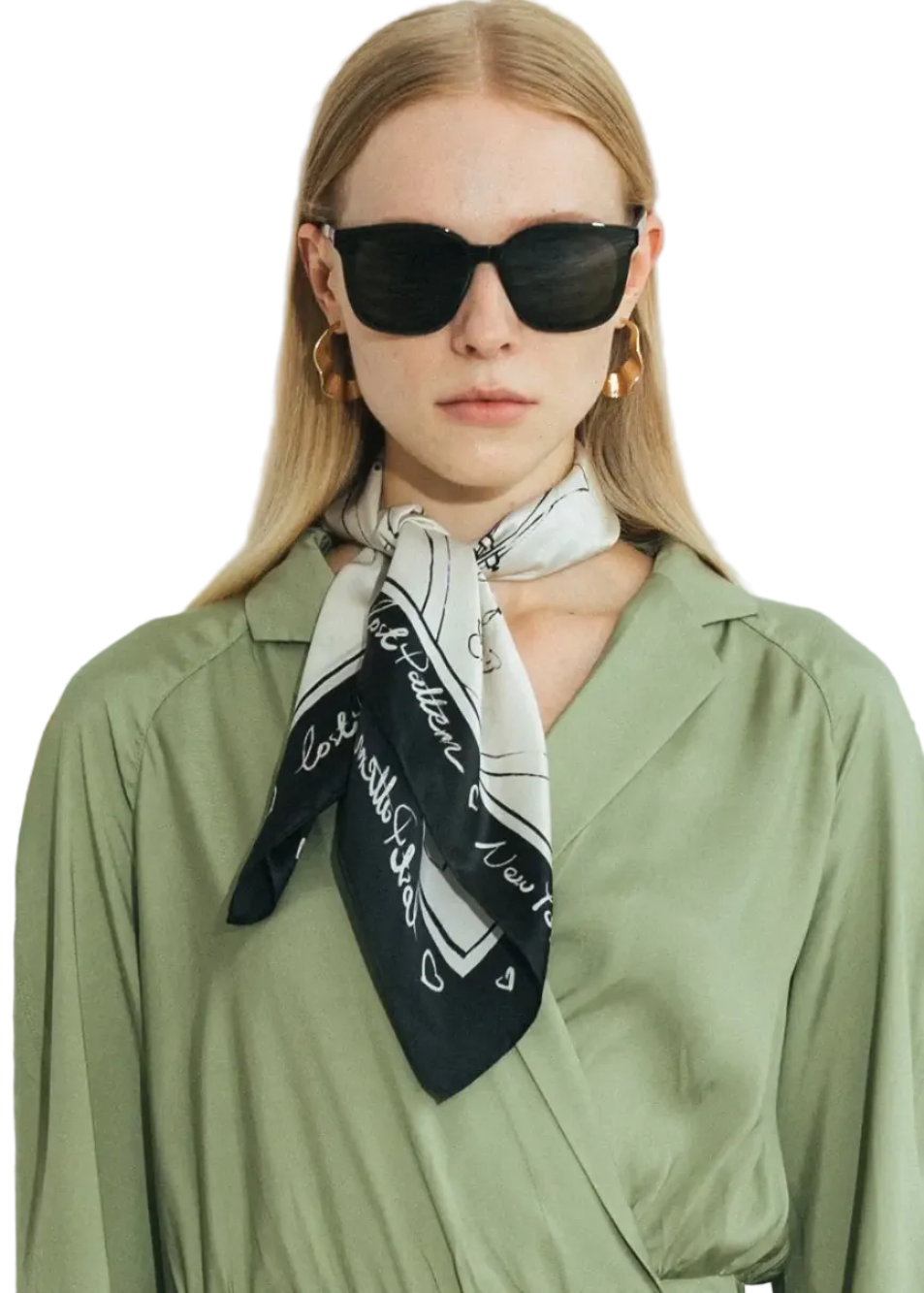 New York in Sketches Silk Scarf
