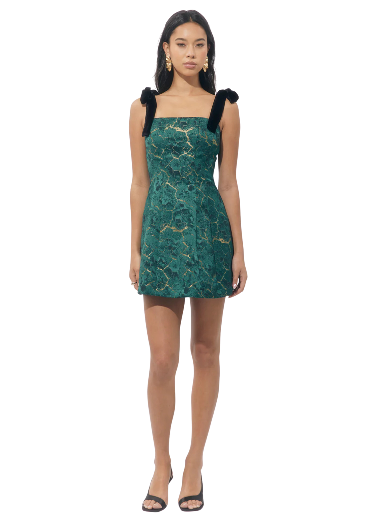 Hannah Shoulder Tie Mini Dress