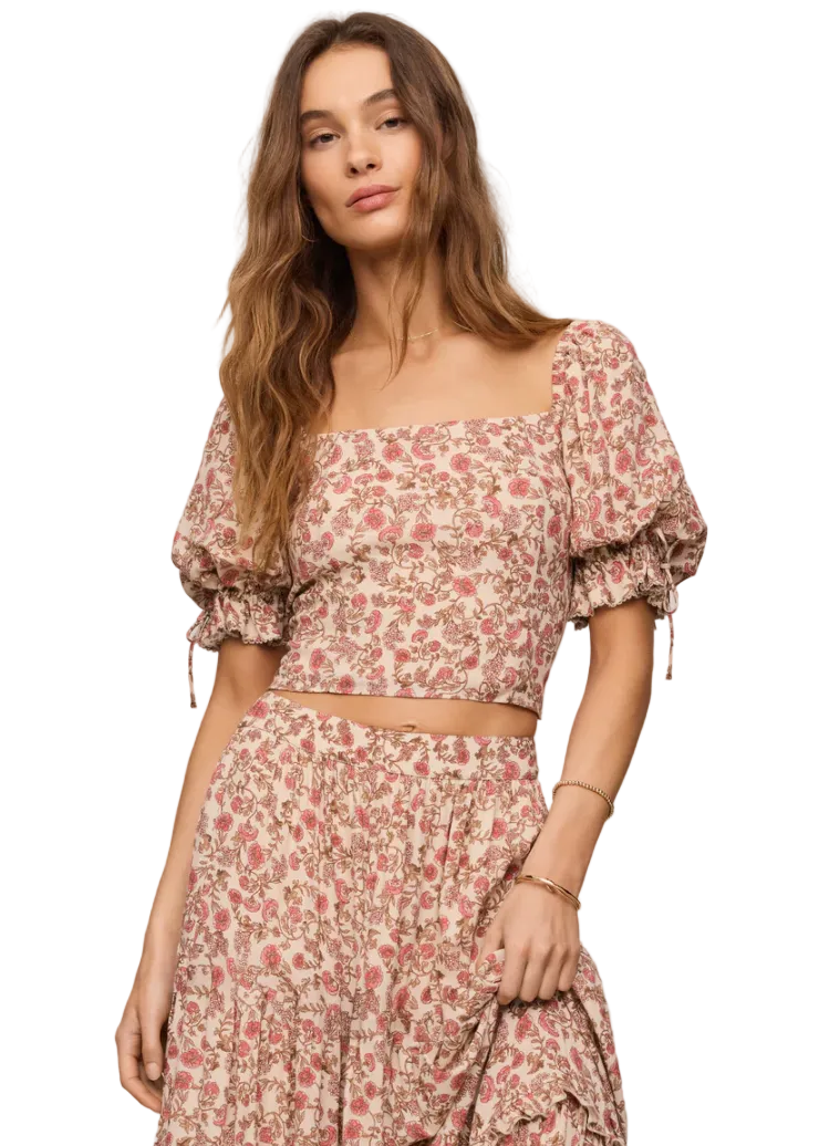 Moira Floral Top