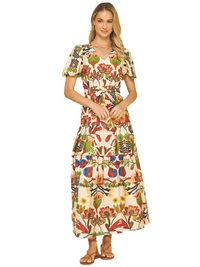 Short Sleeve Long Dress
