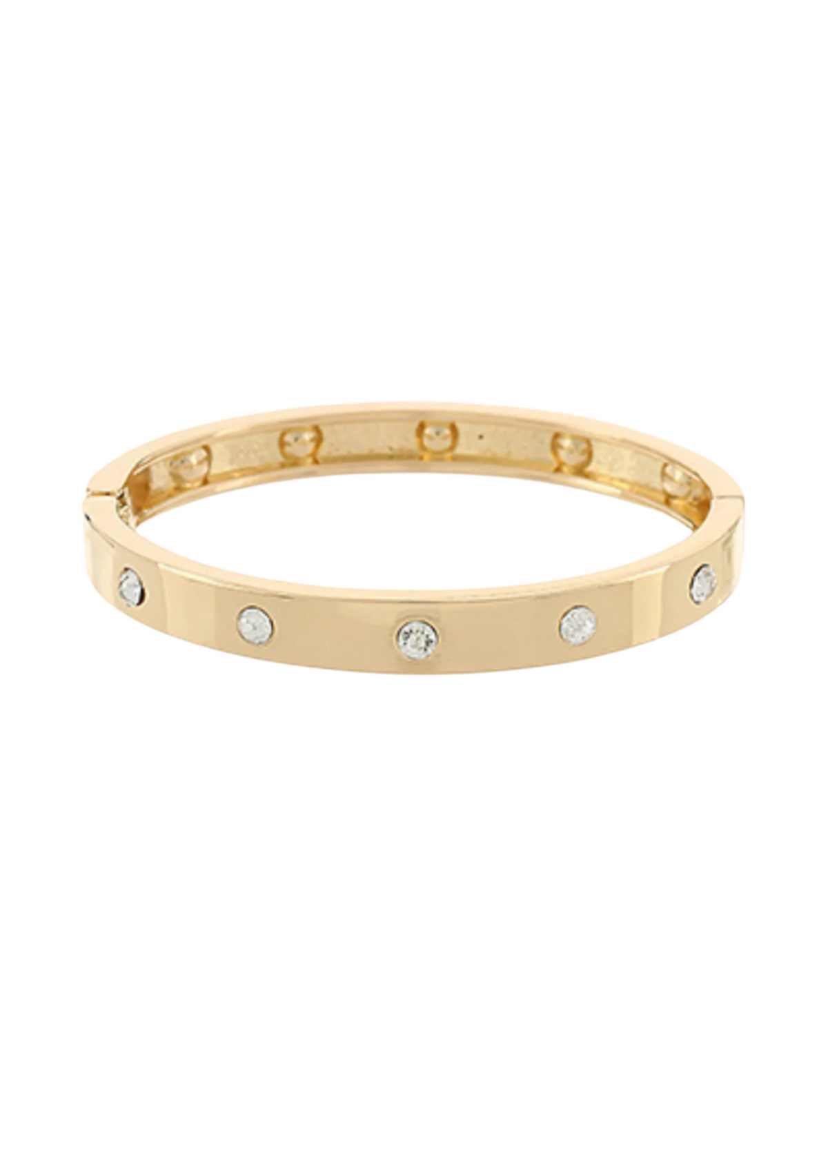 Pearl Station Bangle Bracelet