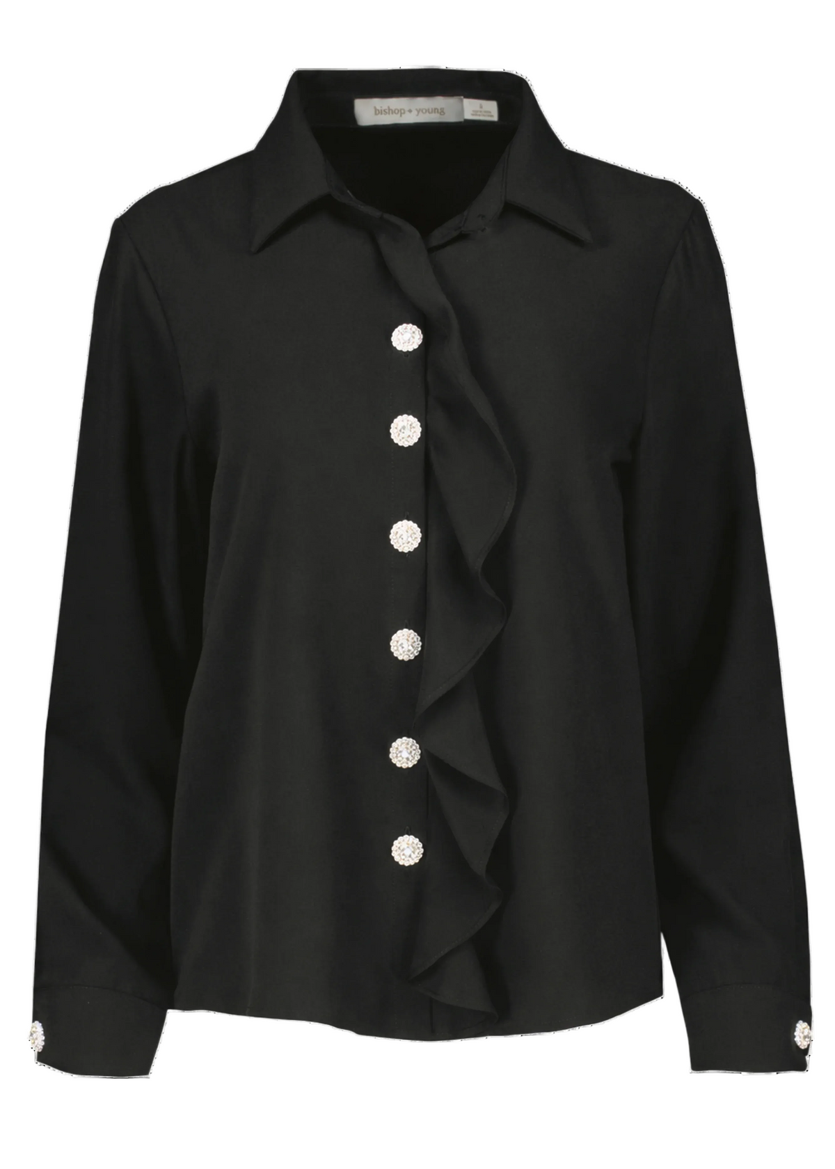 Proper Ruffle Front Blouse