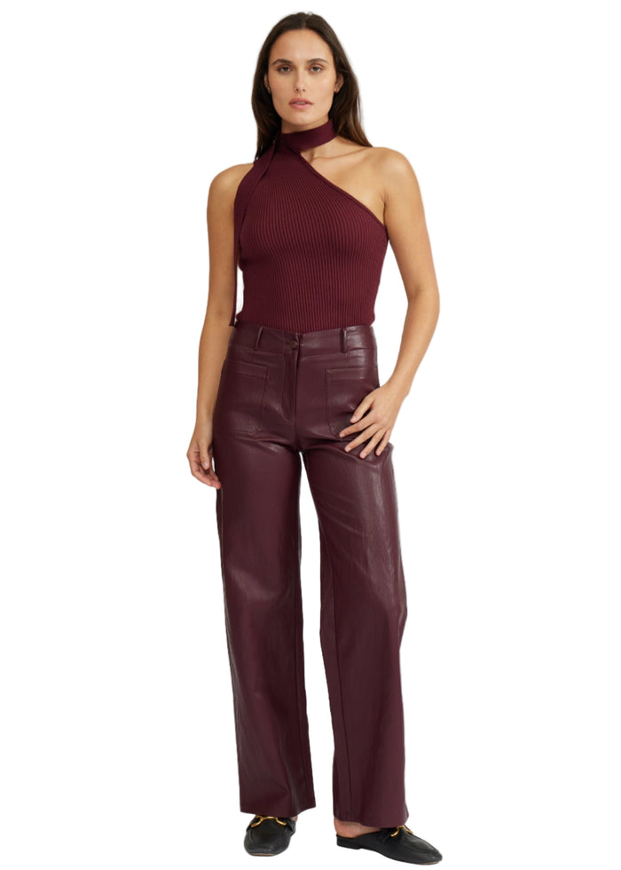 Reeve Faux Leather Pant