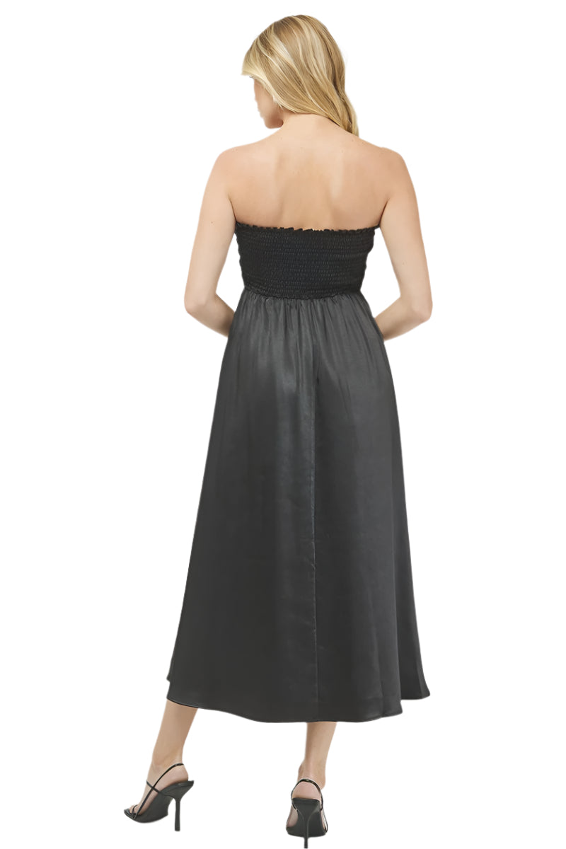 Avery Strapless Midi Dress