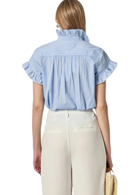 Striped Ruffle Shirt
