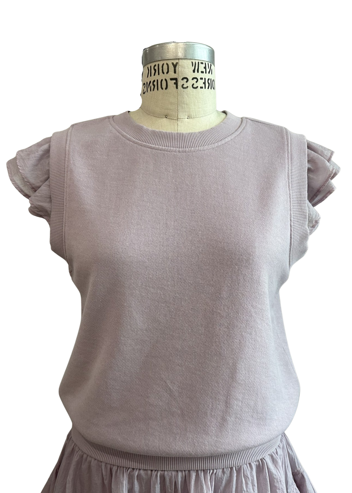 French Terry Pullover Top
