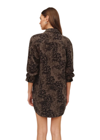 Flap Pocket Shirt Dress