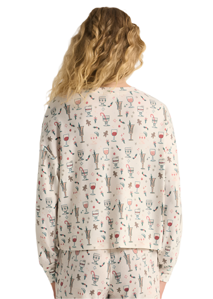 Holiday Spirits Long Sleeve Top