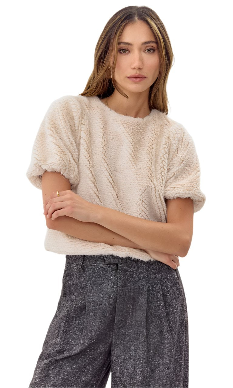 Isla Faux Fur Cozy Top