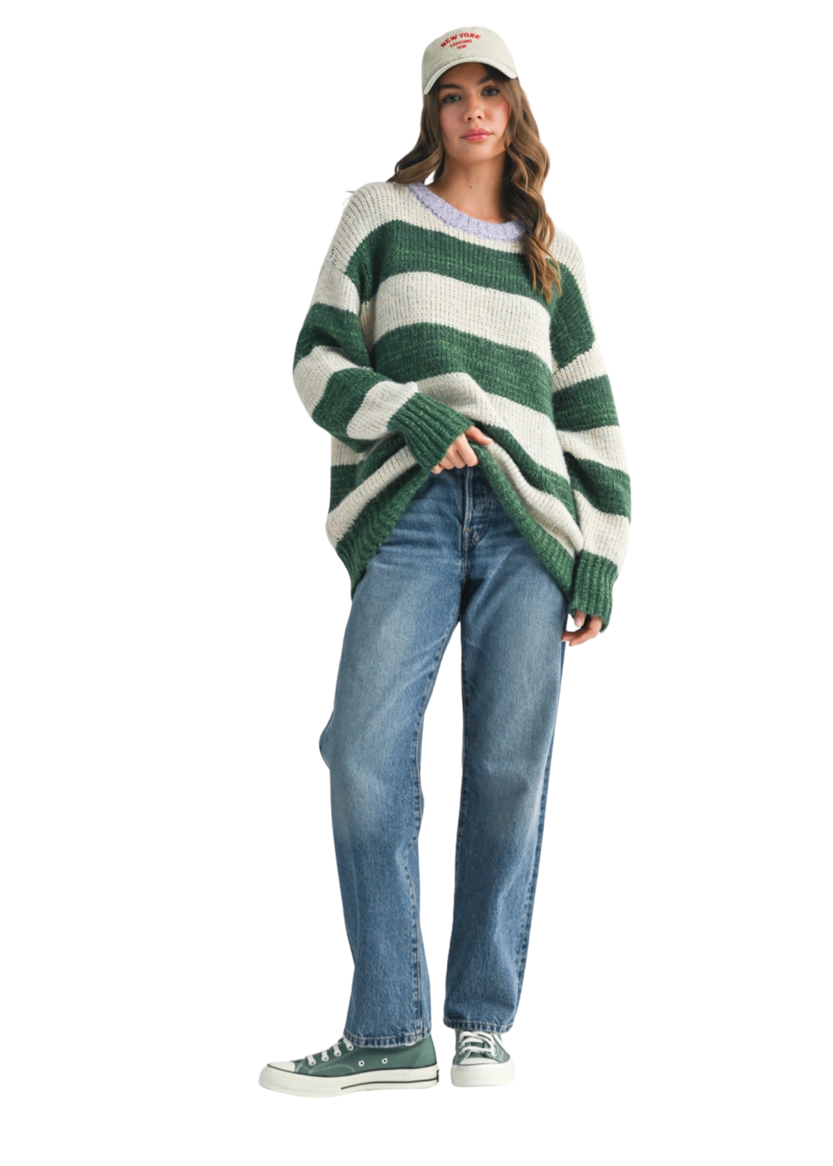Oversized Striped Sweater