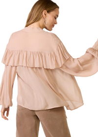 Fade Into You Ruffle Blouse