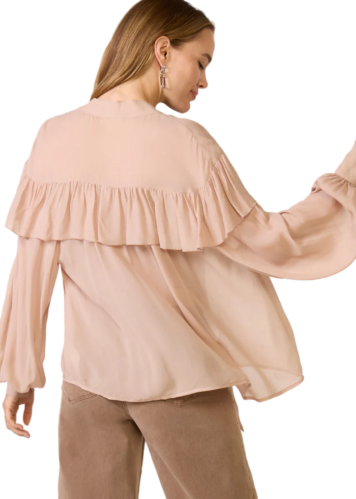 Fade Into You Ruffle Blouse