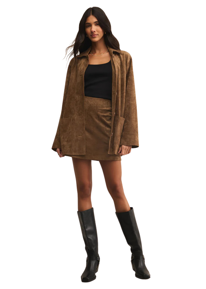 Cieara Suede Mini Skirt
