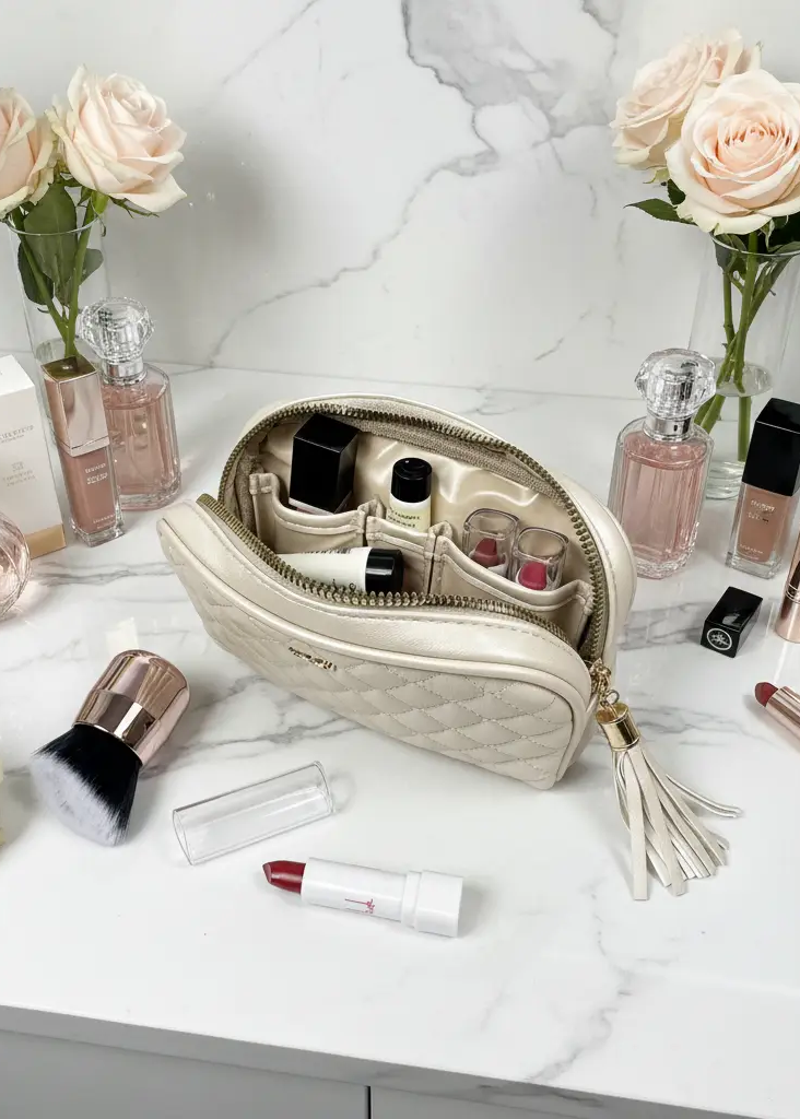 Glam Makeup Case - Pearl
