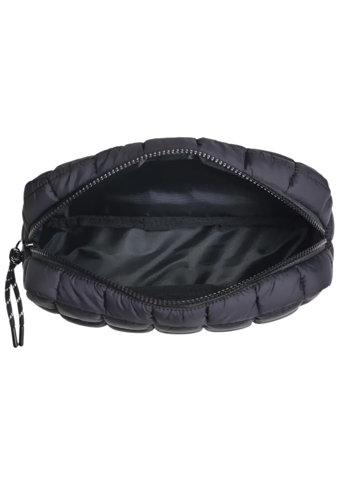 Quilted Puffer Nylon Cosmetic Pouch