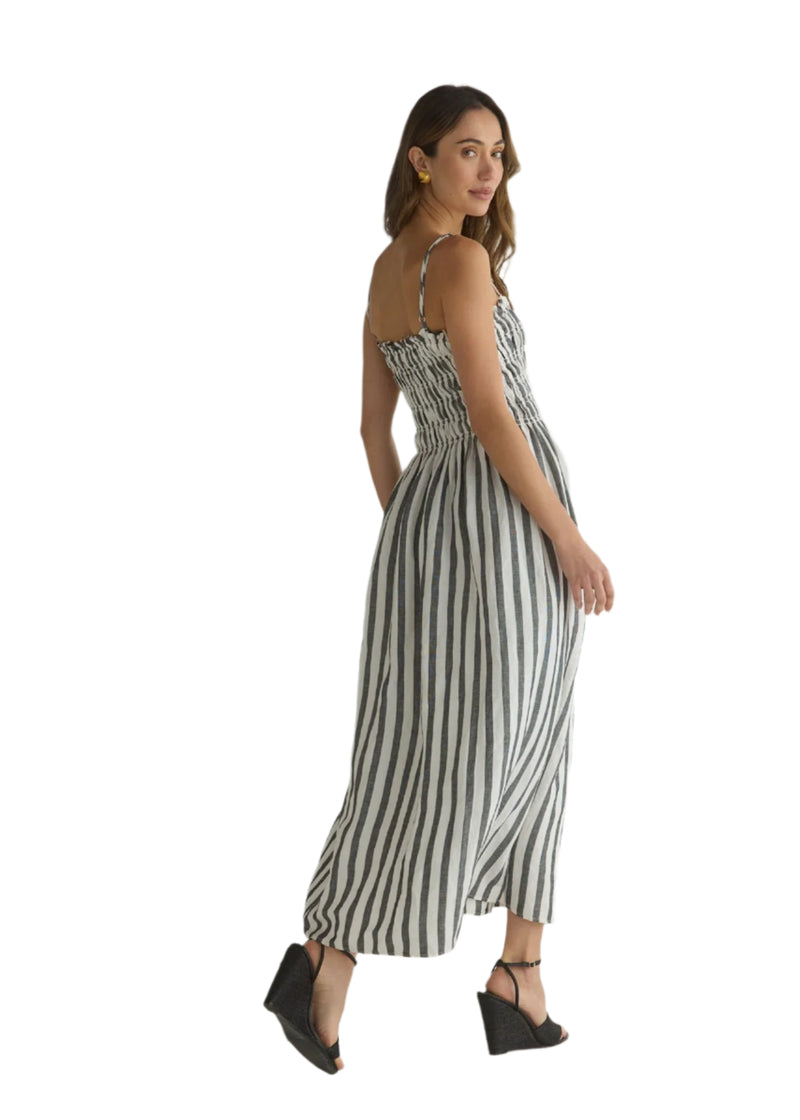 Smocked Midi Dress