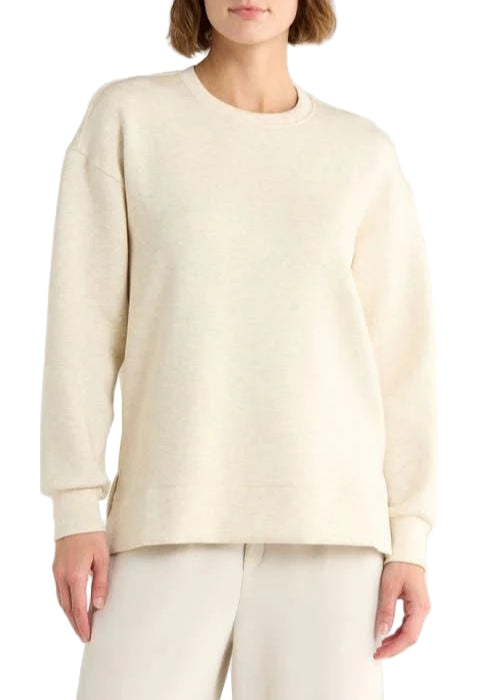 Brushed Crew Neck Top