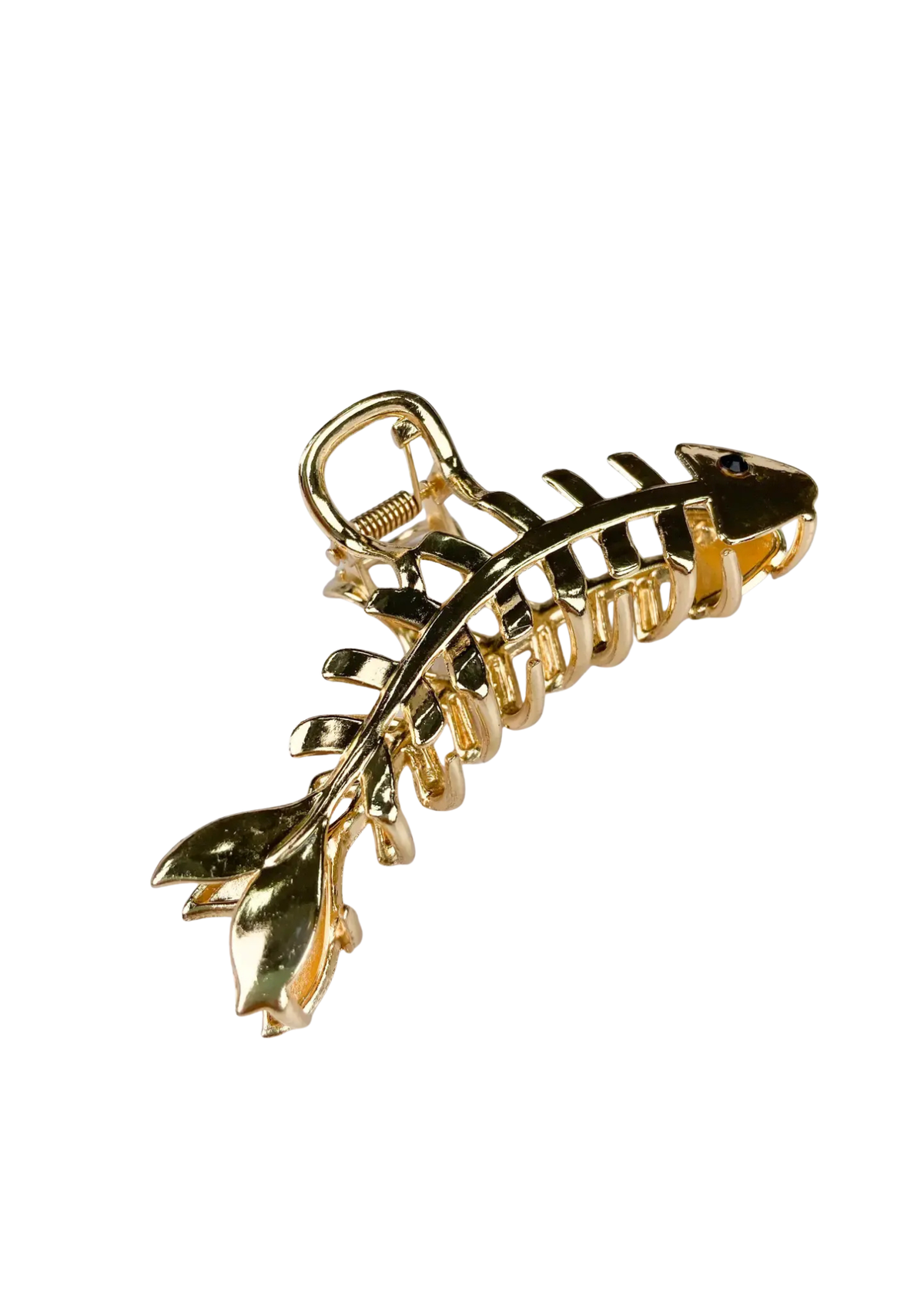 Metal Fishbone Shaped Grip Hair Clip