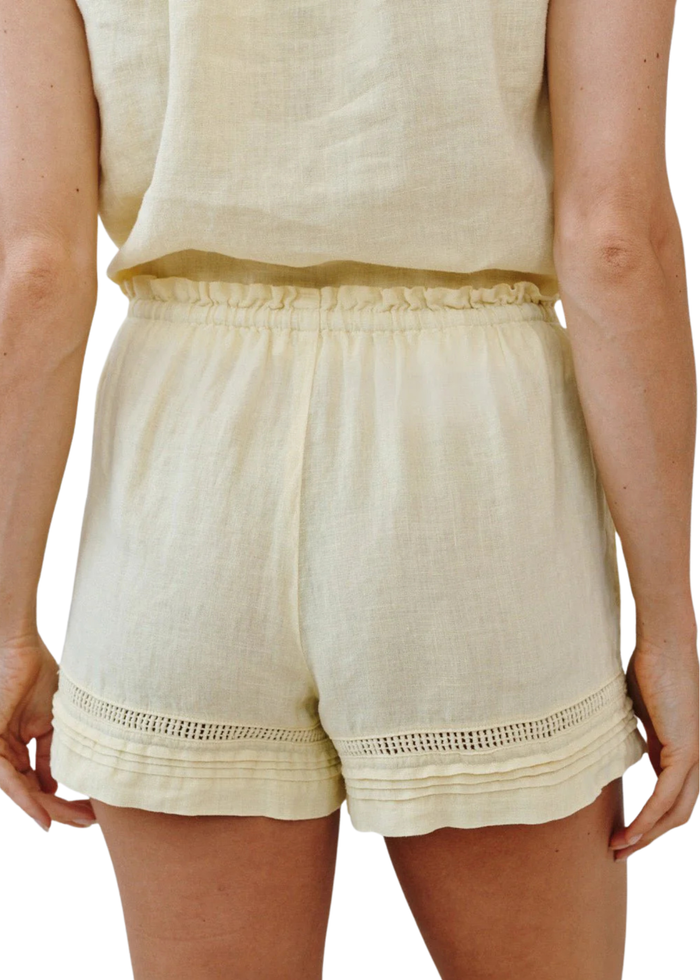 Lattice Pintuck Short