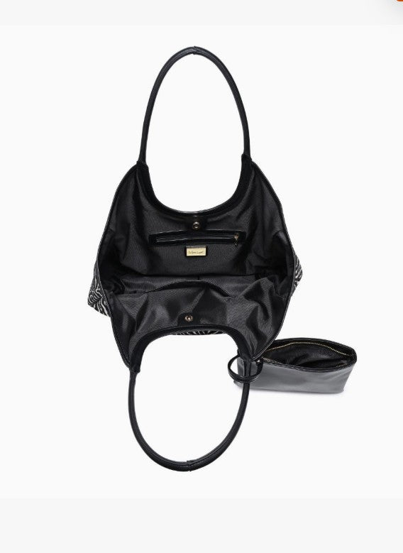 Delilah - Zebra Tote