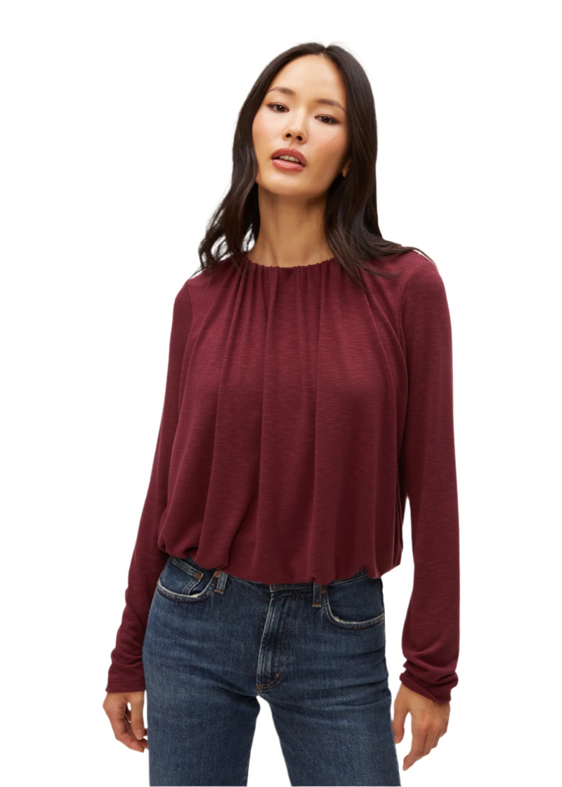 Sona Long Sleeve Bubble Top