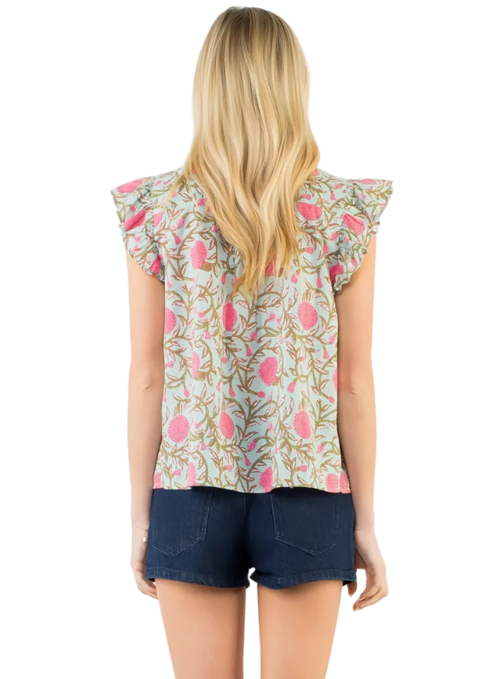 Flutter Sleeve Top